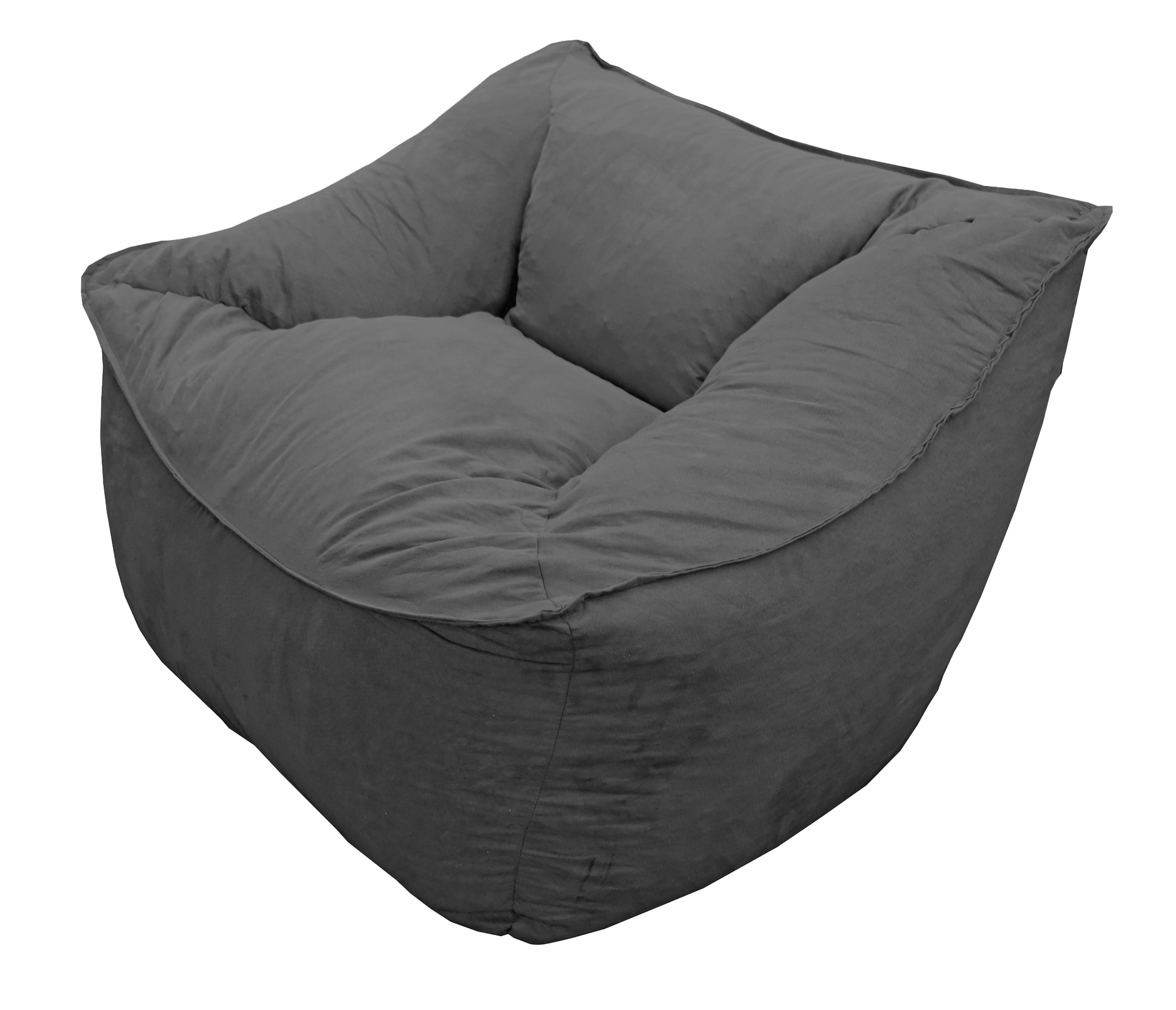 Sillon Puff El Bazar Store Gris Oxford, Sillon Ocasional. image number null