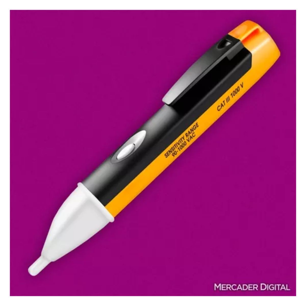 Lapiz Detector De Voltaje 90-1000 Ac Probador De Corriente naranja/negro image number null
