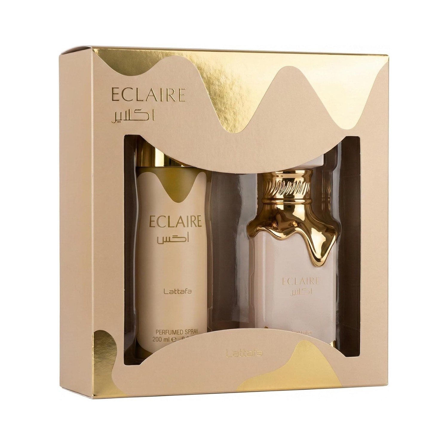 Lattafa Eclaire Set de Regalo Eau de Parfum 100 ml y Spray Perfumado 200 ml 2 Piezas image number null