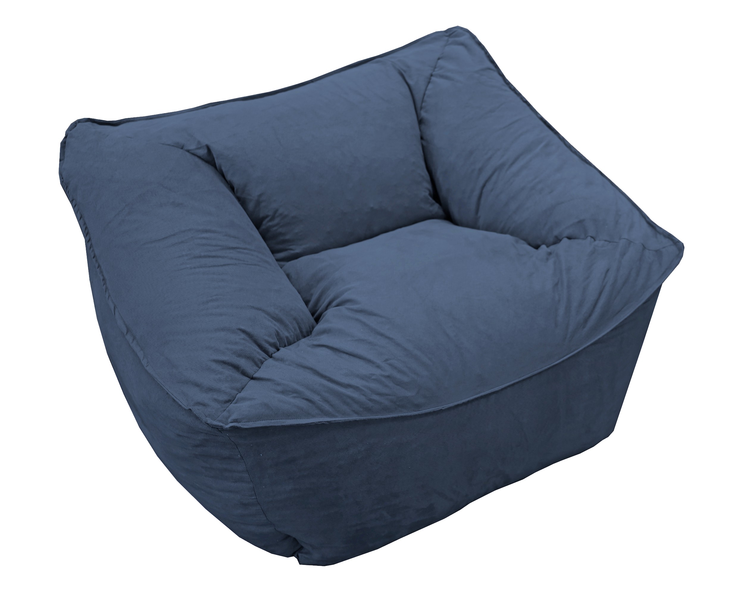 Sillon Puff El Bazar Store Azul Marino, Sillon Ocasional. image number null