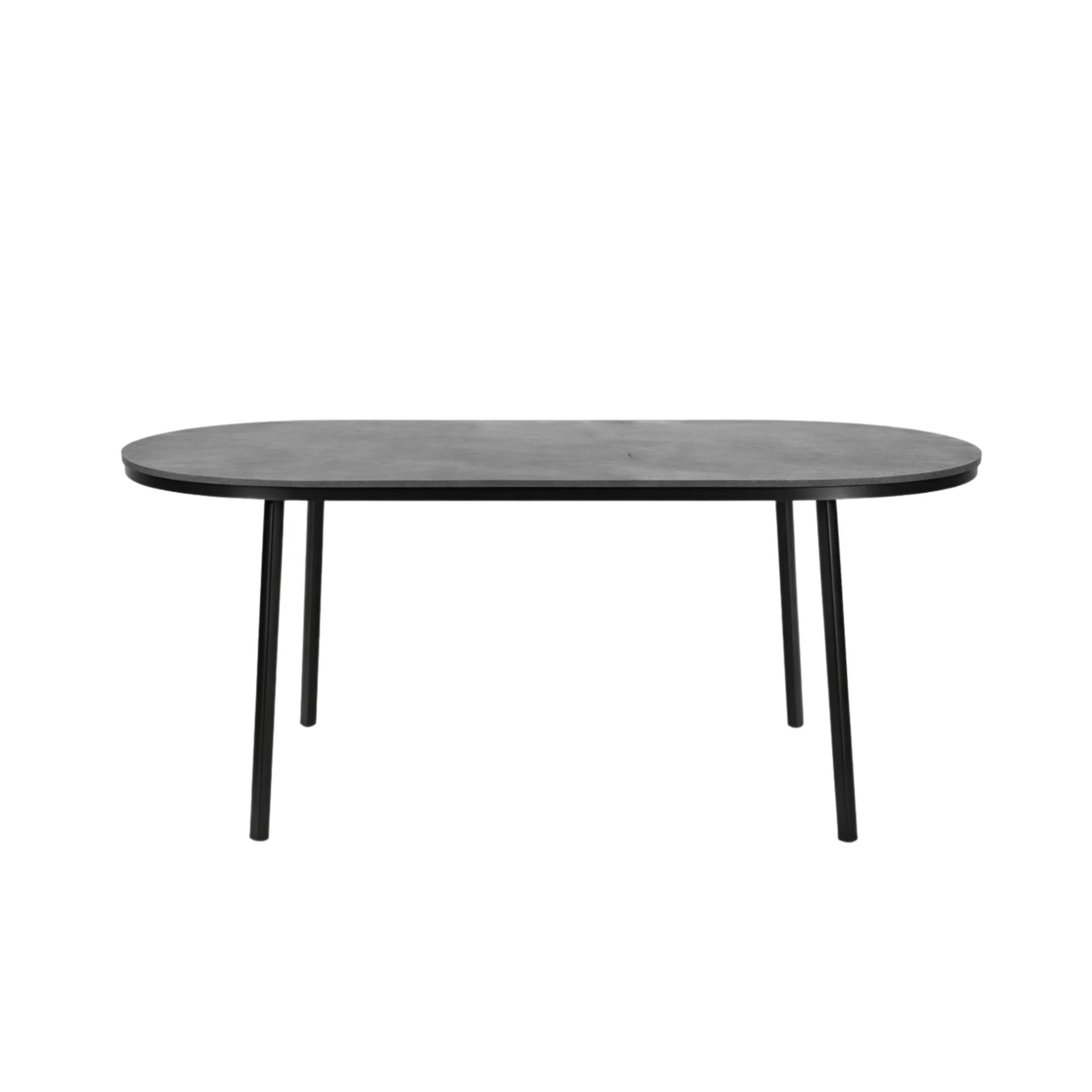 Antecomedor 4 Sillas Caminela + Zenara Gris y Negro Kessa image number null