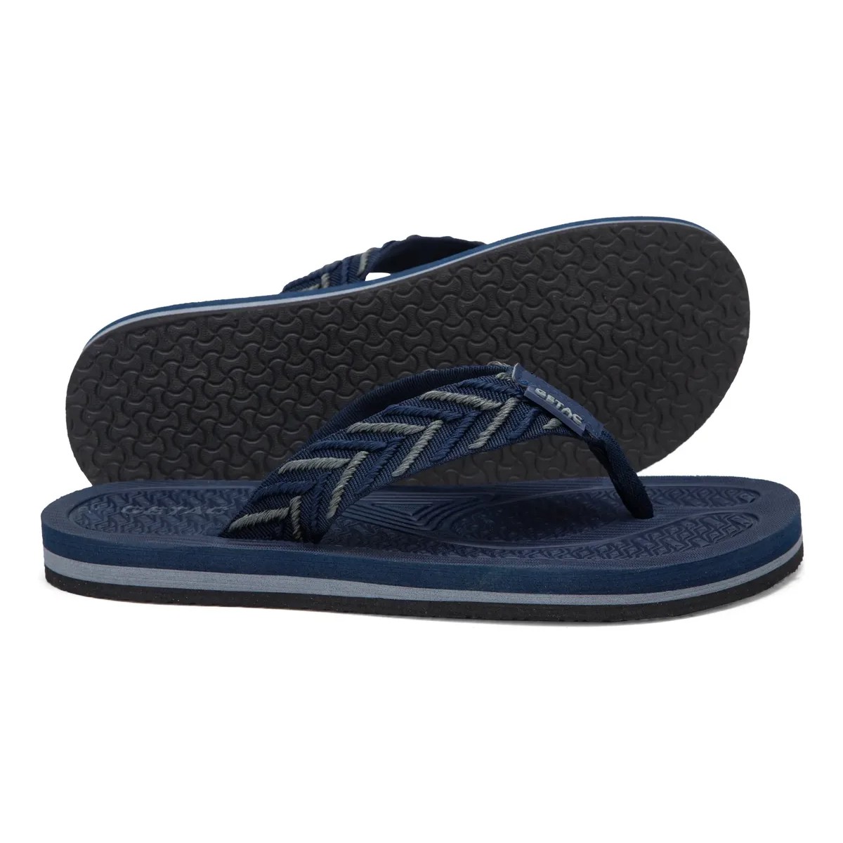 Chanclas Sandalias Hombre Casual Pata De Gallo Azul marino Talla 28 image number null