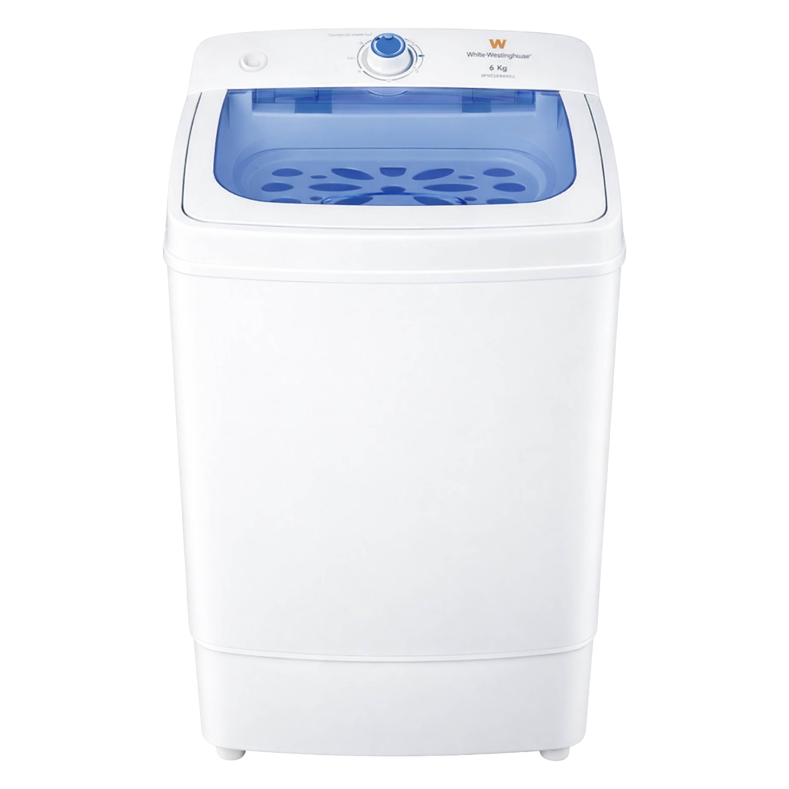 White Westinghouse Secadora centr&iacute;fuga 6kg Tapa abatible pl&aacute;stico Cesta acero inoxidable Funcionamiento silencioso image number null
