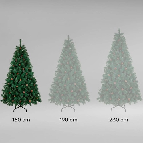 Arbol Navidad Verde Escoces Doble Rama Frondoso Pi&ntilde;as 1.6m Jardimex image number null