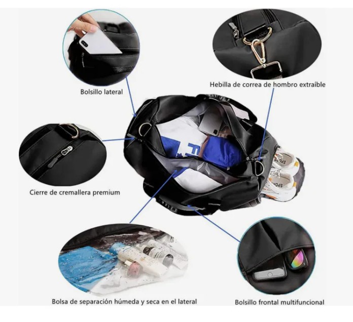 Maleta Deportiva Bolsa Gym image number null