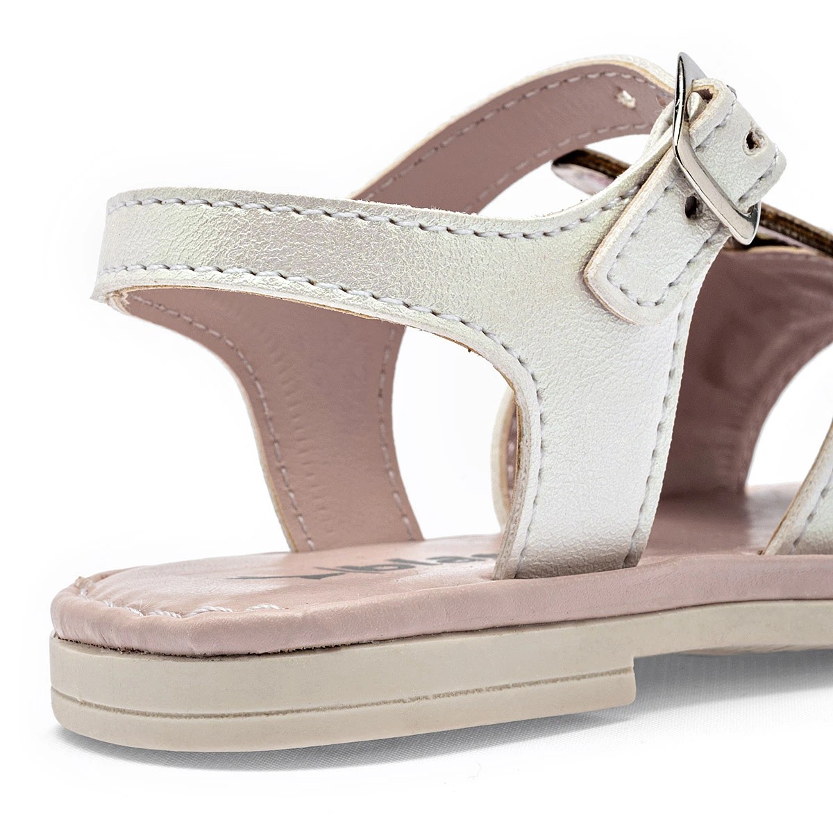 ZAPATO SANDALIA Blasito NI&Ntilde;A 24P33 COLOR BLANCO NACARADO image number null