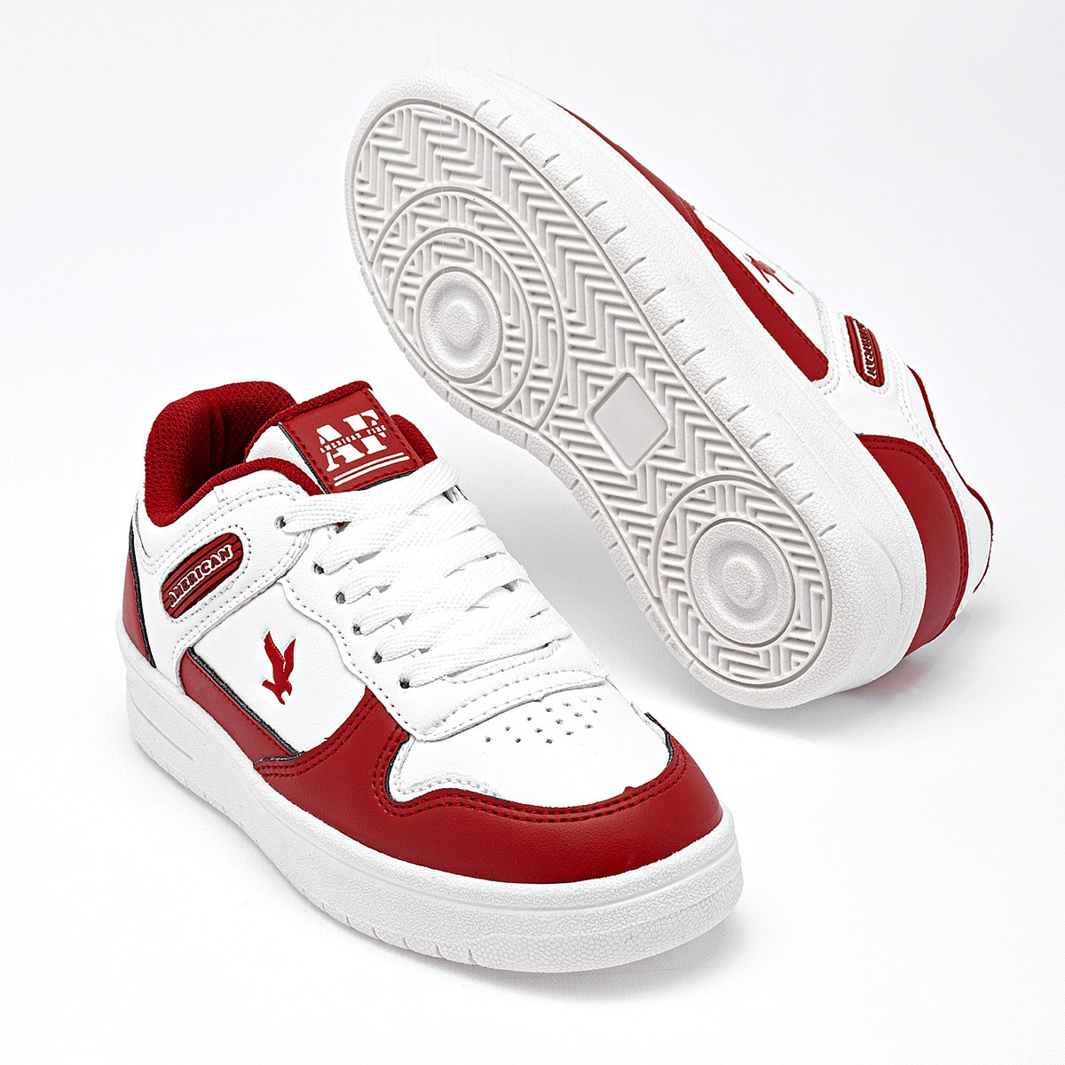 TENIS URBANO American Fire NI&Ntilde;O EN COLOR BLANCO ROJO 7151 image number null