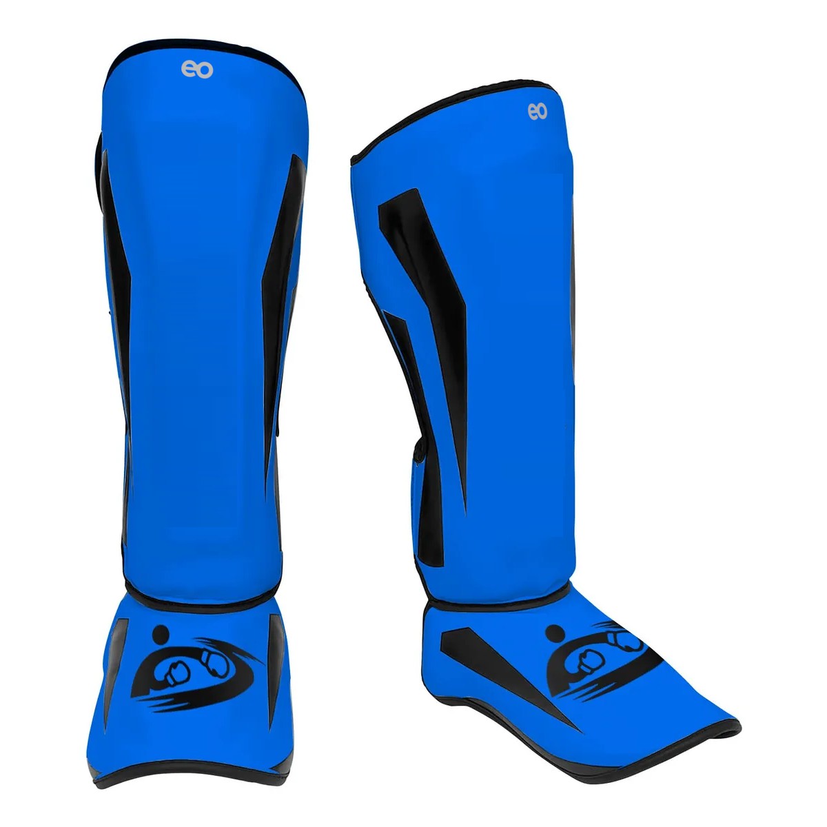 Espinilleras Kick Boxing Engrosado Artes Marciales Azul Talla: M image number null