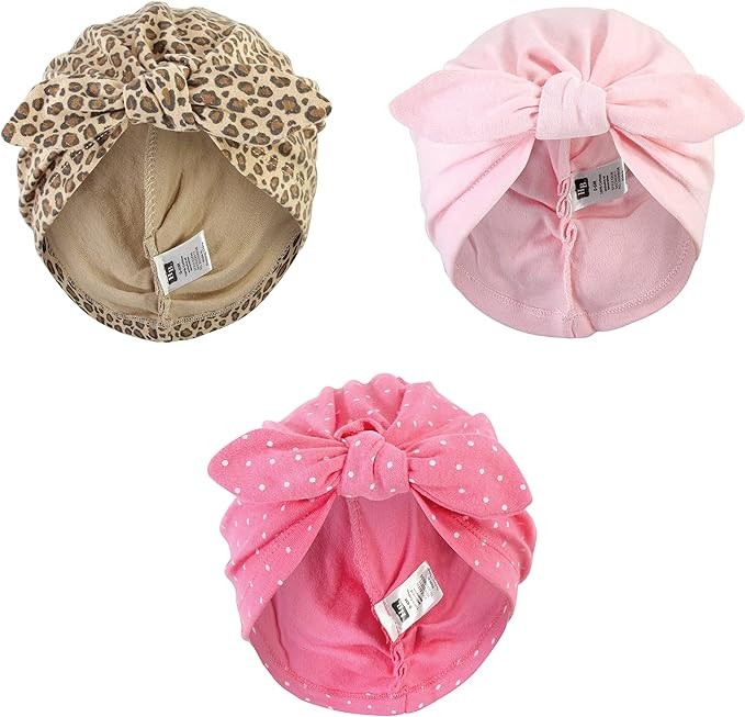 A Hudson Baby Turbante de algod&oacute;n para la Cabeza Cinta del Pelo para beb&eacute;s ni&ntilde;as image number null