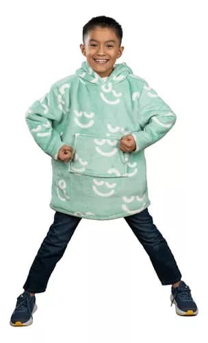 Coomfi - Maxi Hoodie, Sudadera Para Dormir Unitalla Infantil Verde image number null