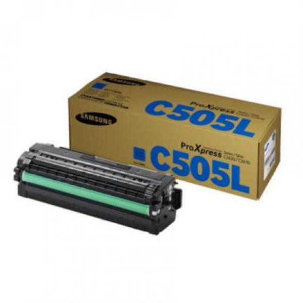 T&oacute;ner Original HP CLT-C505L Cian 3500 P&aacute;ginas para ProXpress C2620DW image number null