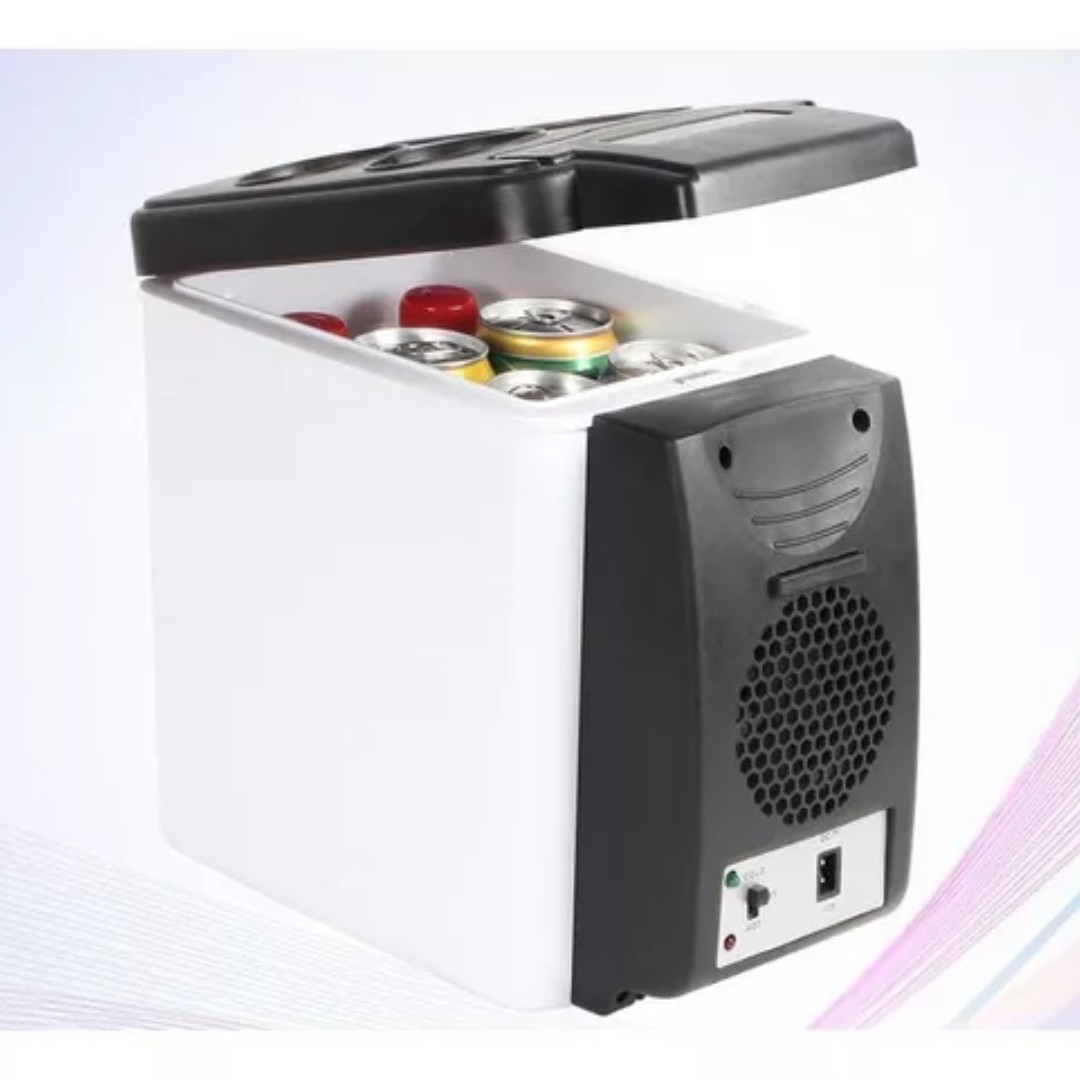 Mini Nevera 6L Port&aacute;til, Funci&oacute;n Fr&iacute;o y Calor, Ideal para Coche, Hogar y Camping, Compacta y Silenciosa image number null