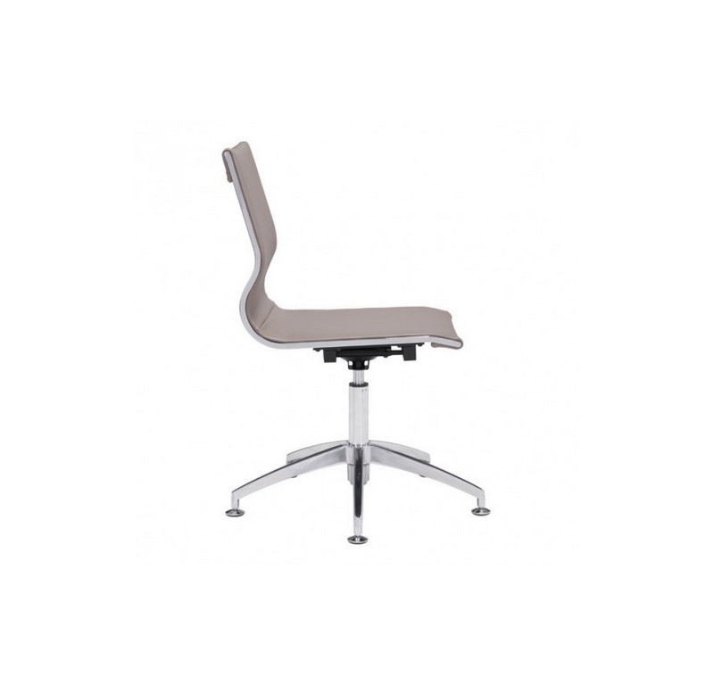 Silla De Oficina Glider (Conferencia) - Cafe Claro - Kessa. image number null