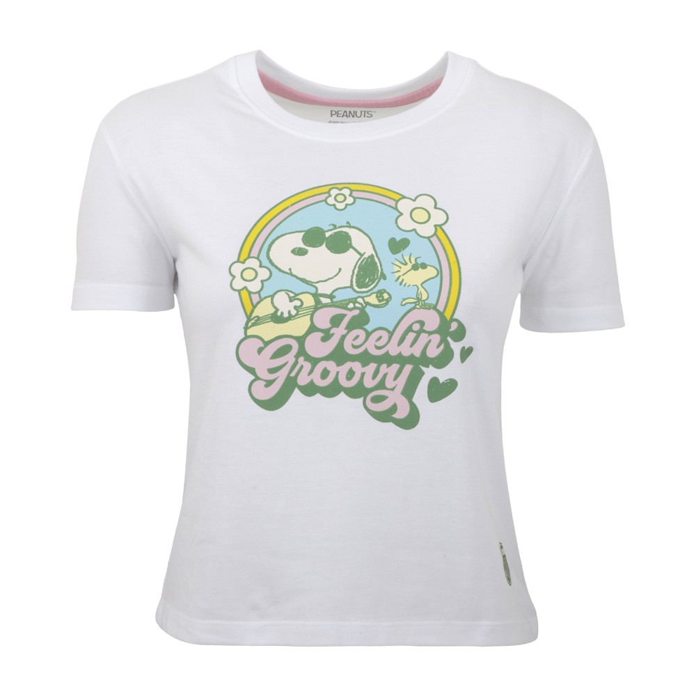 Playera K-Swiss PEANUTS EMMA Para Ni&ntilde;a Color Blanco image number null