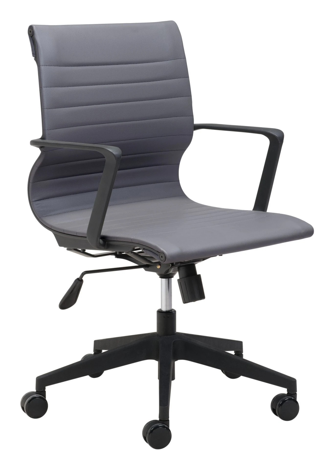 Silla de Oficina Stacy Gris Kessa image number null