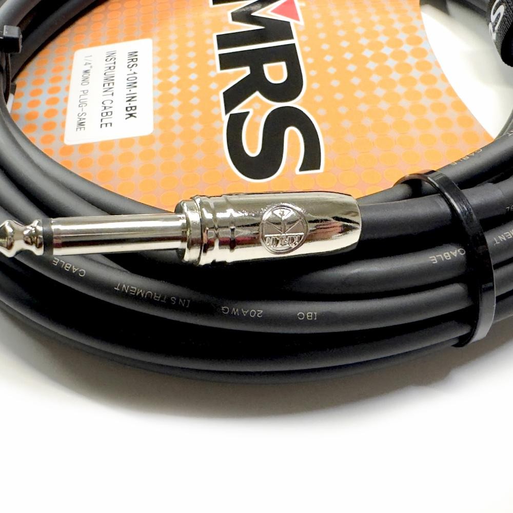 Cable para Instrumento de 1/4 de 10 metros MRS-10M-IN-BK MORRISON image number null