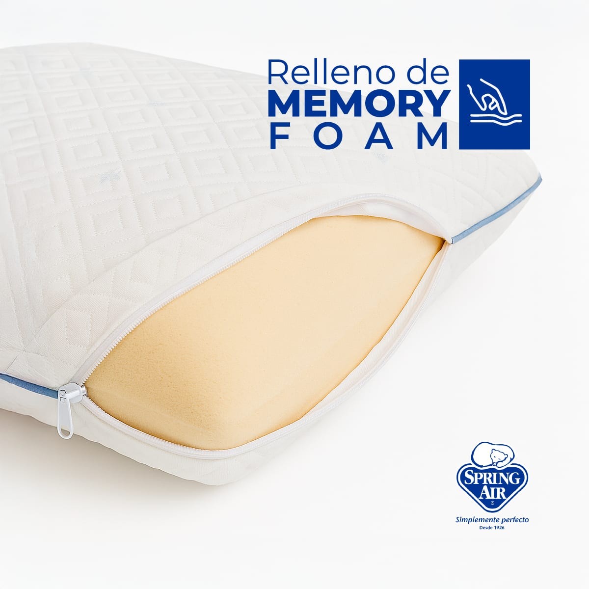 Pack 2 Almohadas Cool Sleep ,Memory Foam, Hipoalerg&eacute;nica, Fresca y Transpirable image number null