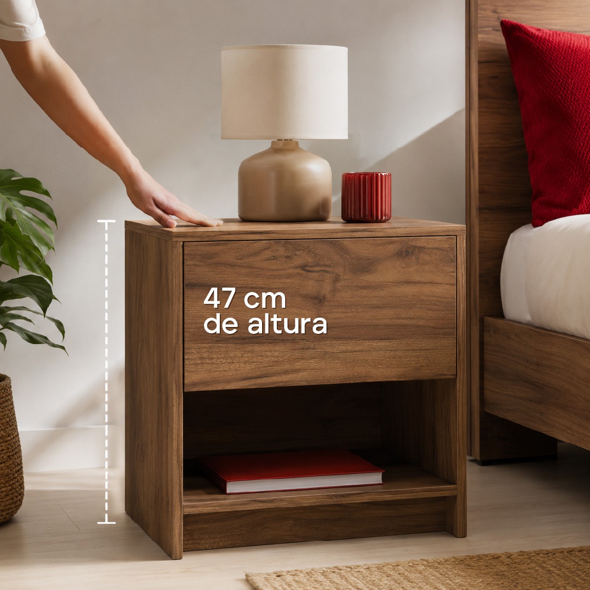 Set 2 Buros Rio, Atlas Del Descanso Color Nogal image number null