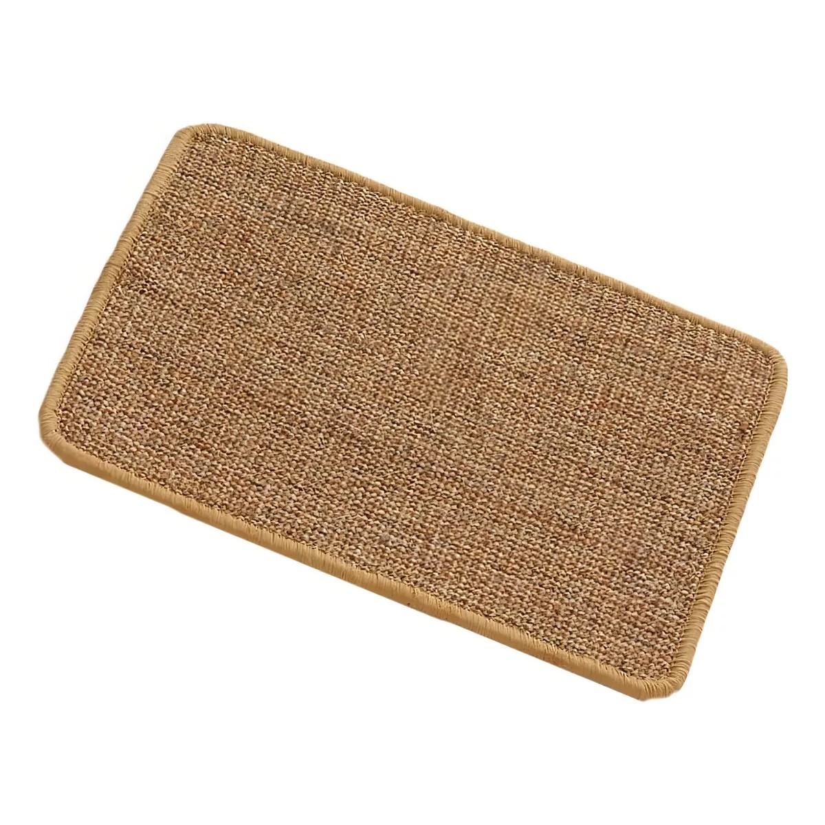 Tapate Rascador Para Gatos De Sisal 50x30cm Color Marr&oacute;n Claro image number null