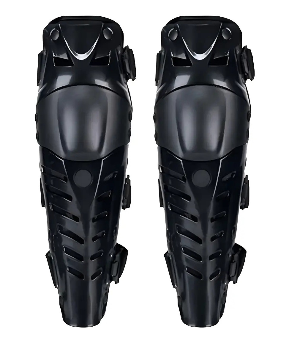 Rodilleras Protectoras Motociclista 1 Par Negro image number null