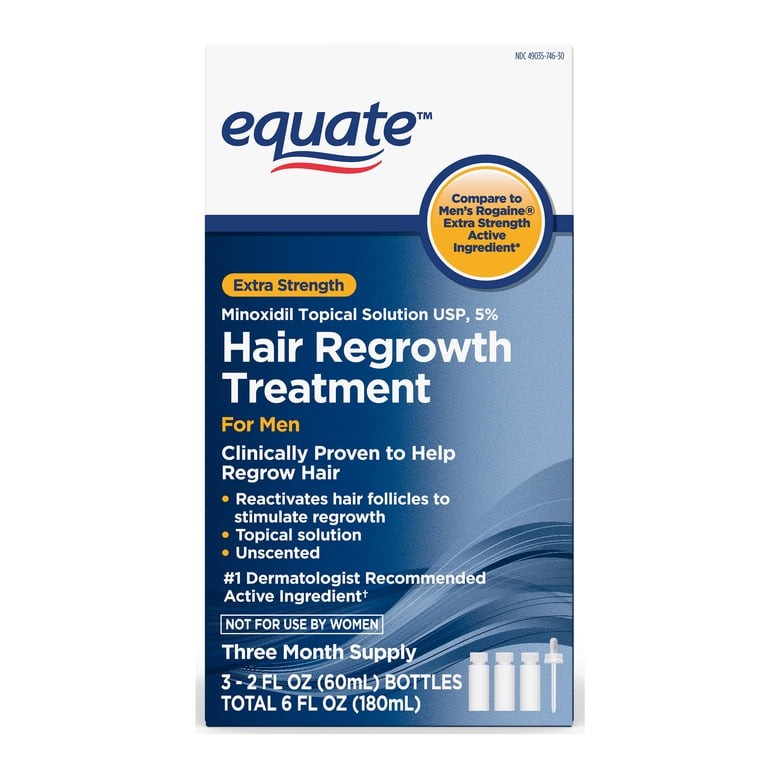 Minoxidil Equate 5% Tratamiento 3 meses image number null