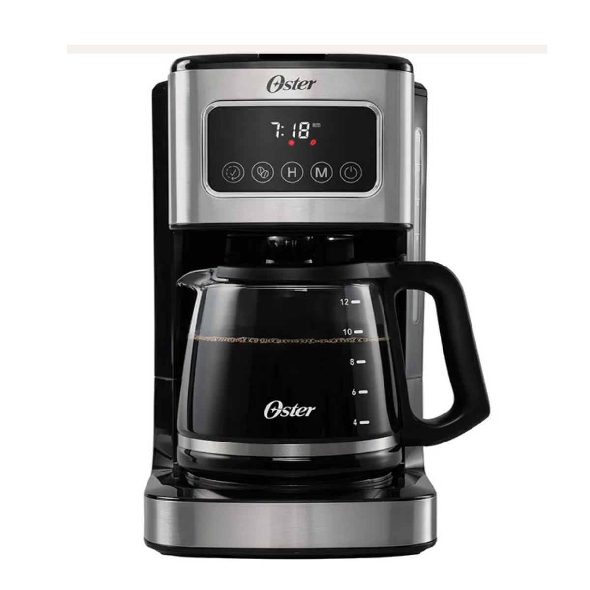 Cafetera programable de 12 tazas con pantalla t&aacute;ctil Oster image number null