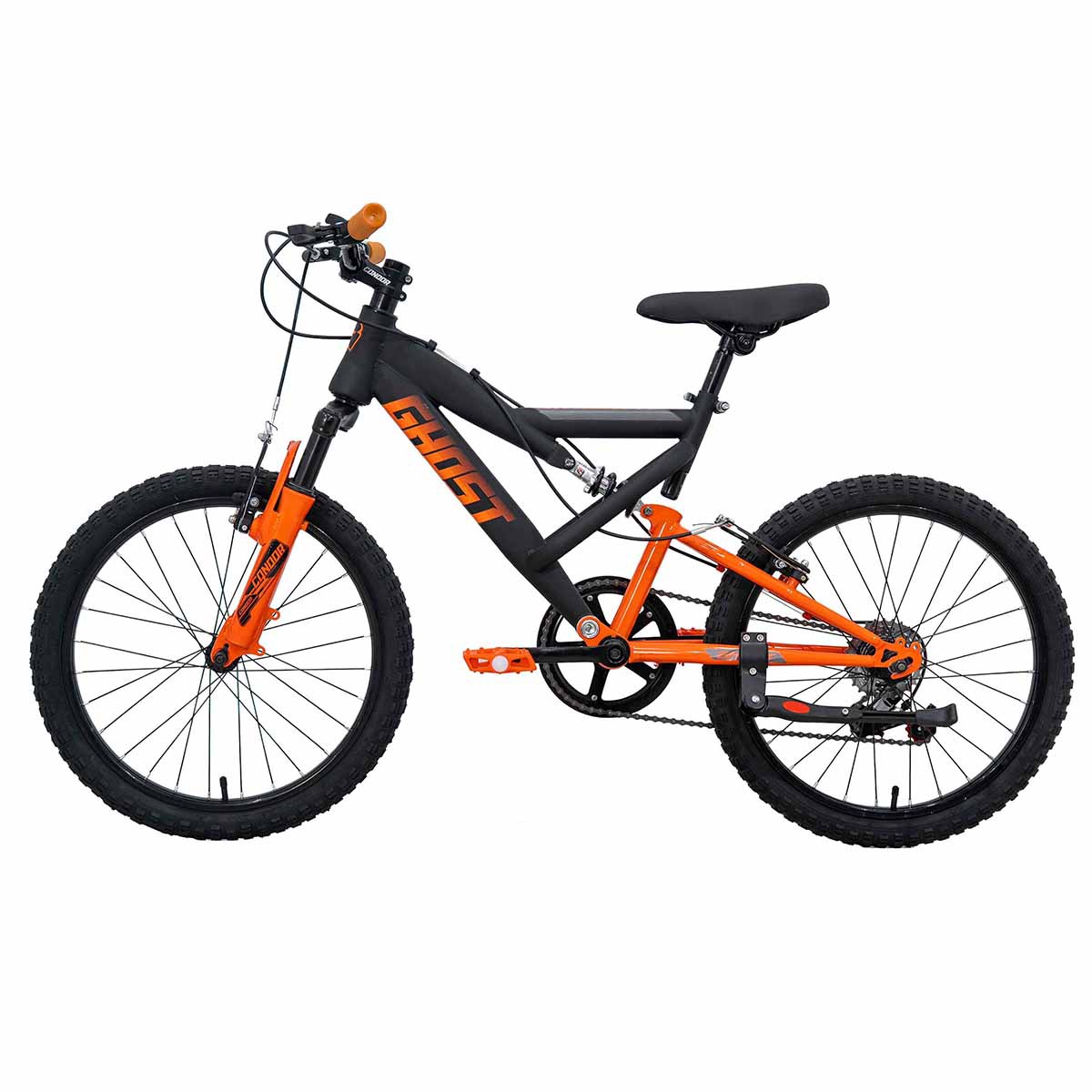 Bicicleta Infantil Rodada 20 de Acero Ghost Nautilus Color Naranja image number null