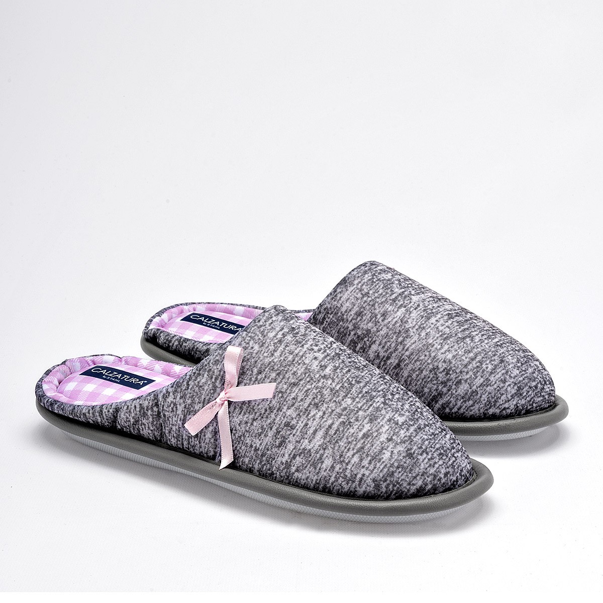 PANTUFLA Calzatura GRIS 10051 MUJER image number null