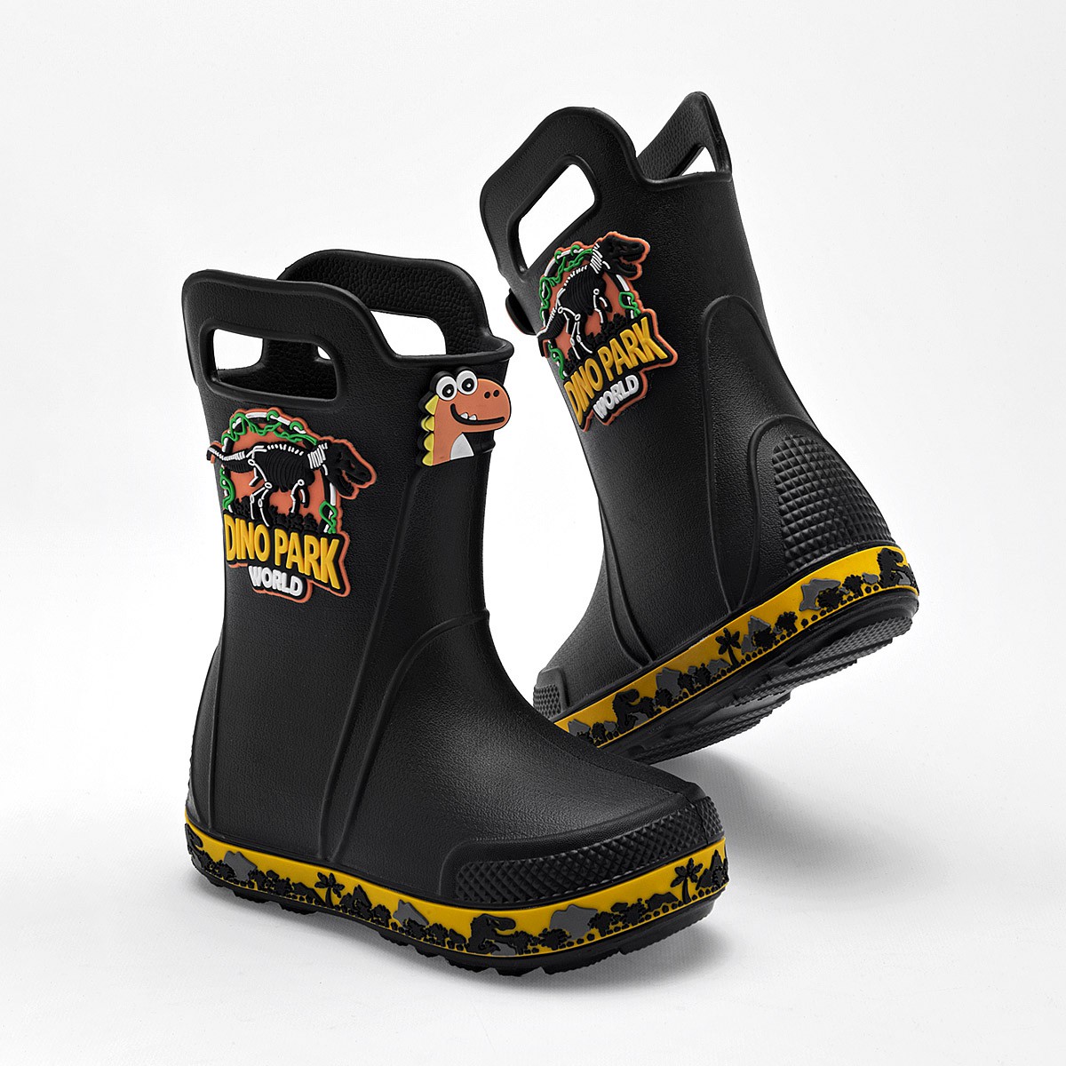 BOTA NI&Ntilde;O EVALIGHT DINOPARKW NEGRO image number null