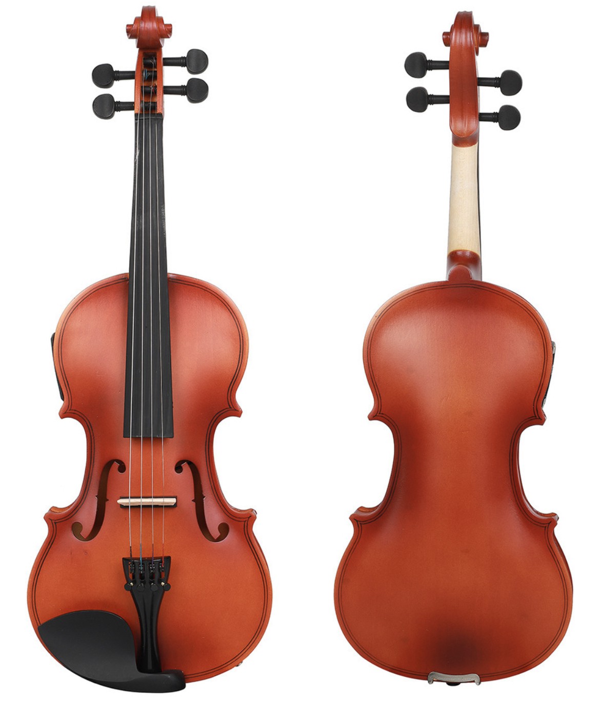 Precio De Electrico Violines Electroacustico 4/4 Y Estuche Color Marr&oacute;n image number null