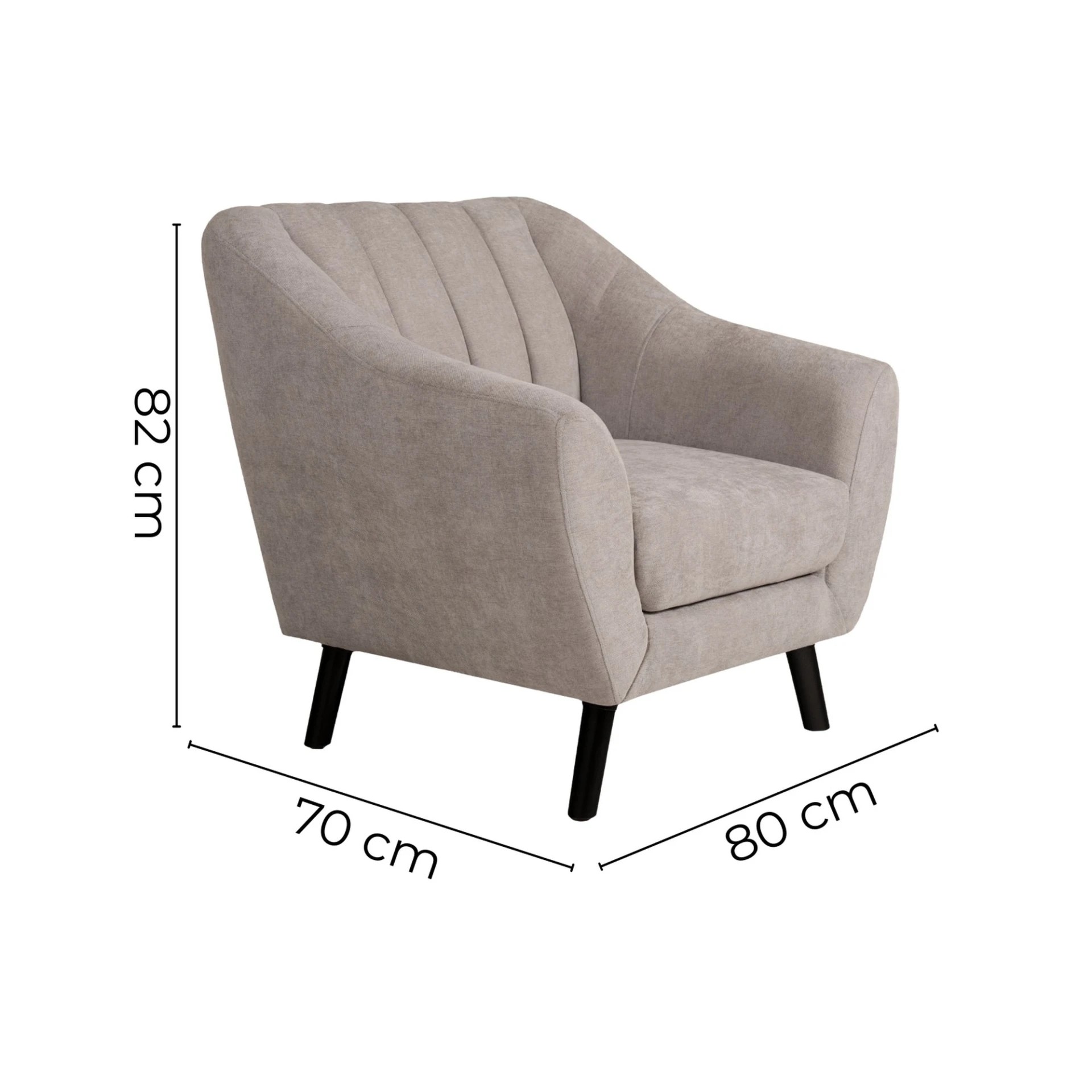 Sillon Individual Rosie Plata Kessa image number null