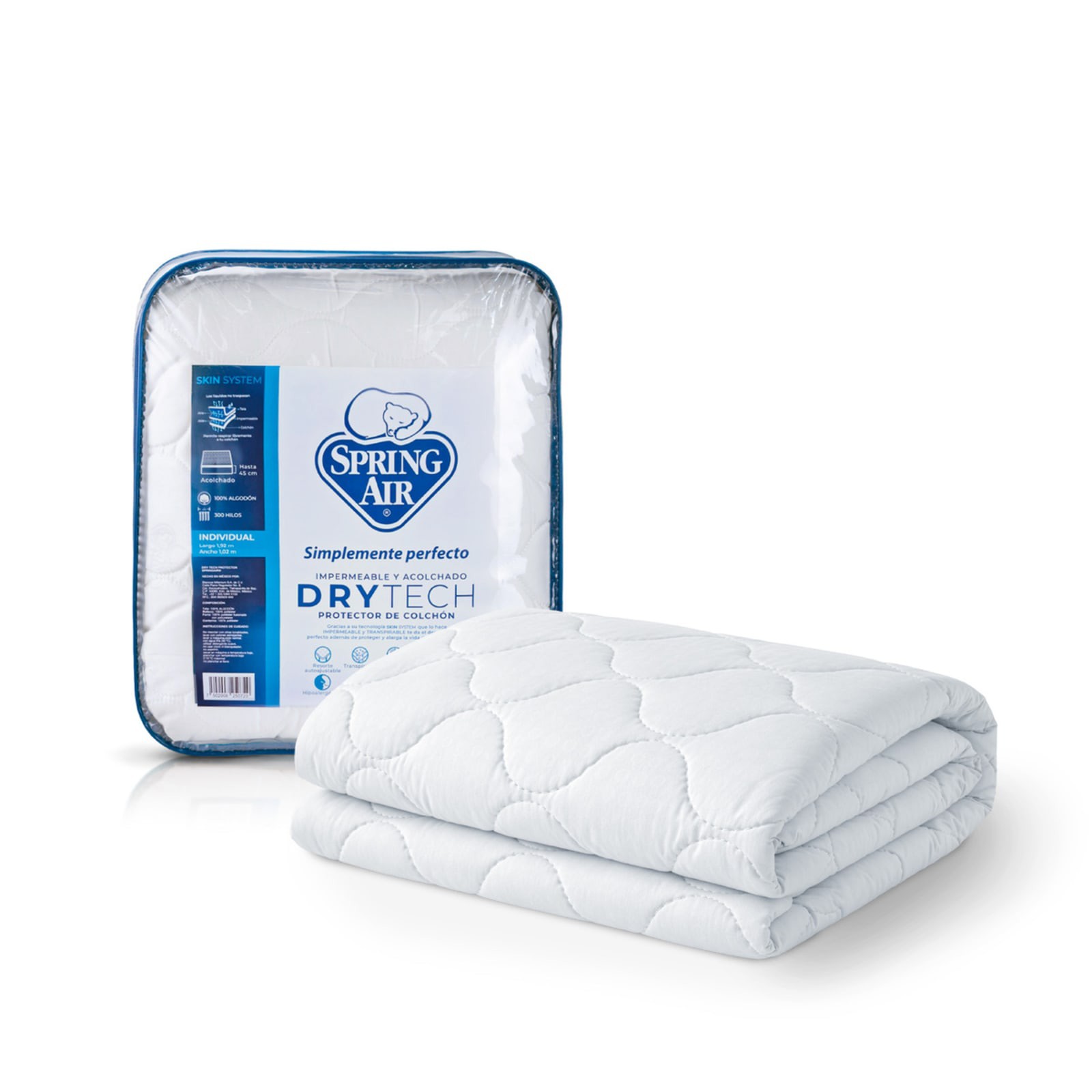 Protector de Colch&oacute;n King Size Spring Air Dry Tech Impermeable y Fresco image number null