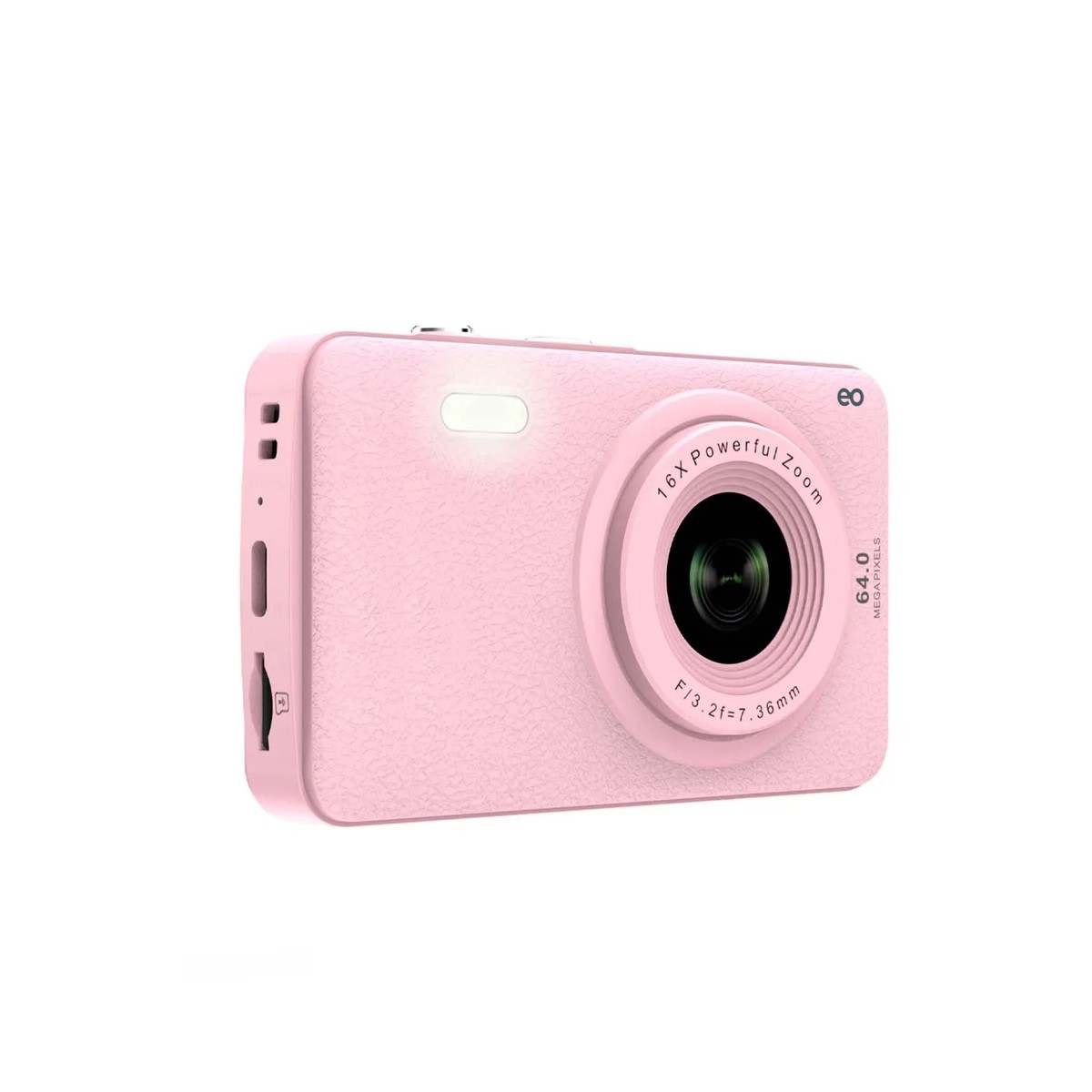 C&aacute;mara Digital Para Ni&ntilde;o Fhd 1080p Video Audio Webcam 32gb Color Rosa image number null