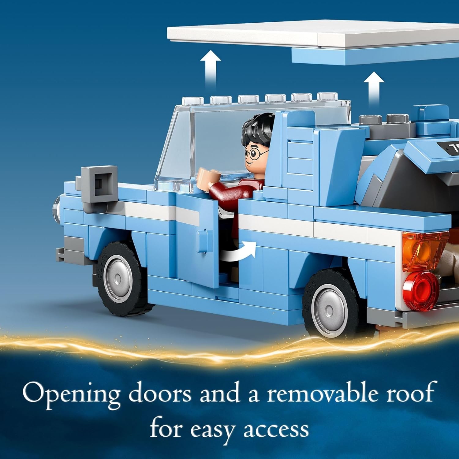 LEGO Harry Potter Ford Anglia Volador 76424 165 Piezas COLOR AZUL Desde 7 A&ntilde;os Compatible image number null