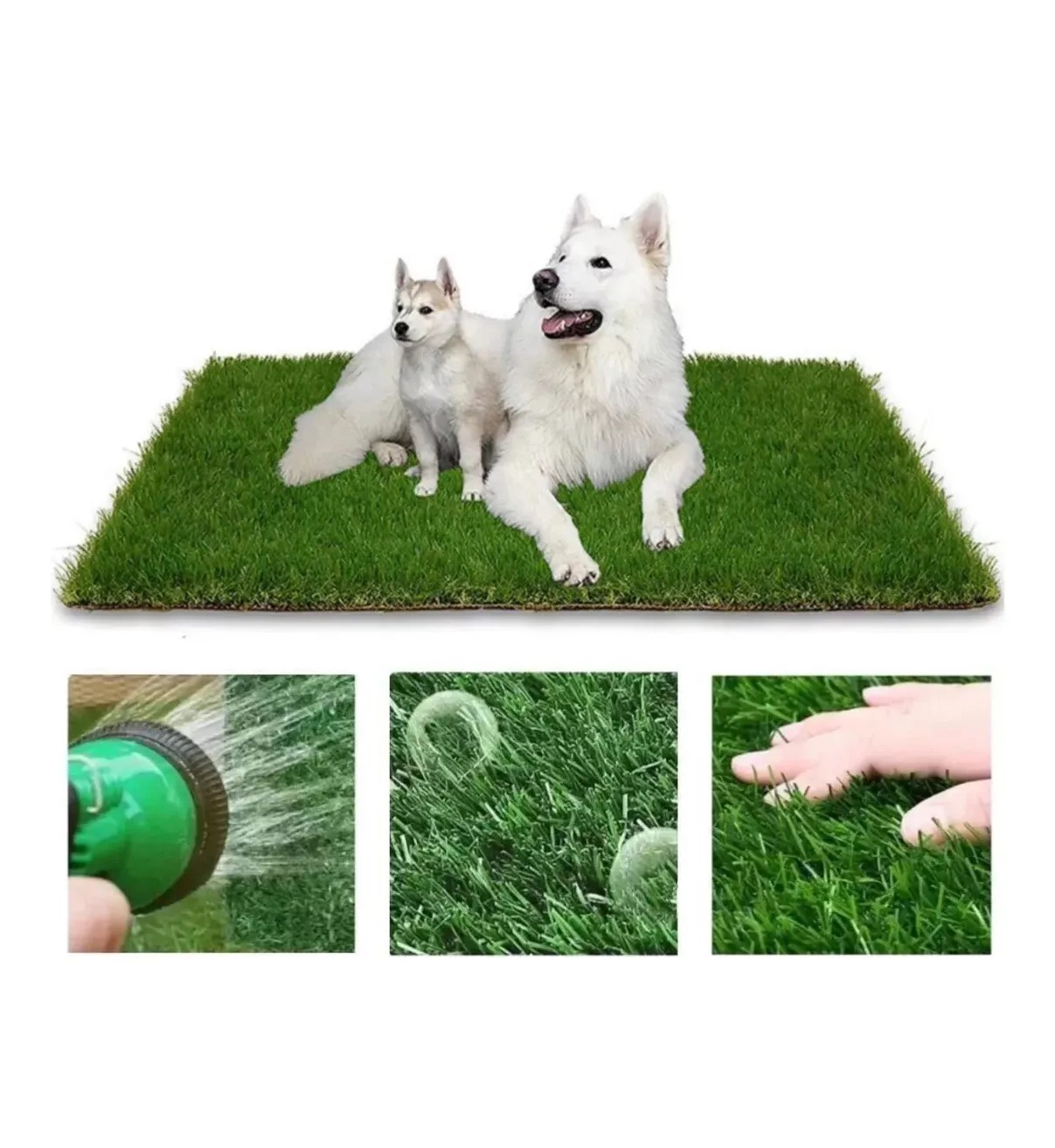 Tapete Entrenador Pasto Perro Transpirable Y Lavable 46x71cm Mlaubero image number null