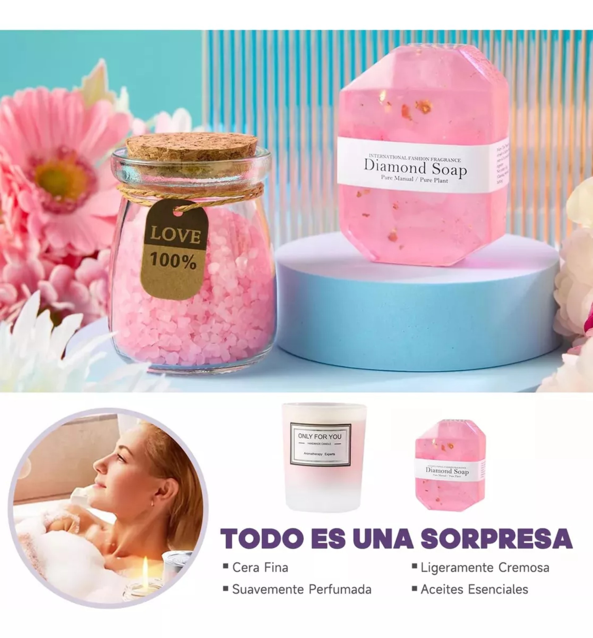Regalos De Cumplea&ntilde;os Para Mujeres, Cesta De Regalo Relajant image number null