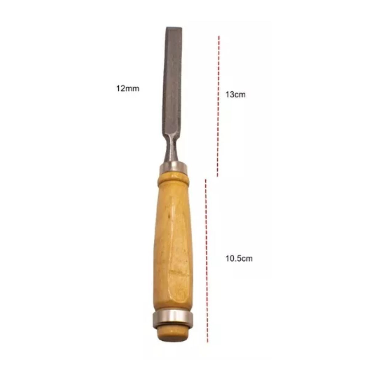 Juego Cincel Formon Gubia Carpintero Tallado Madera 4 pzs Marron/Plata image number null