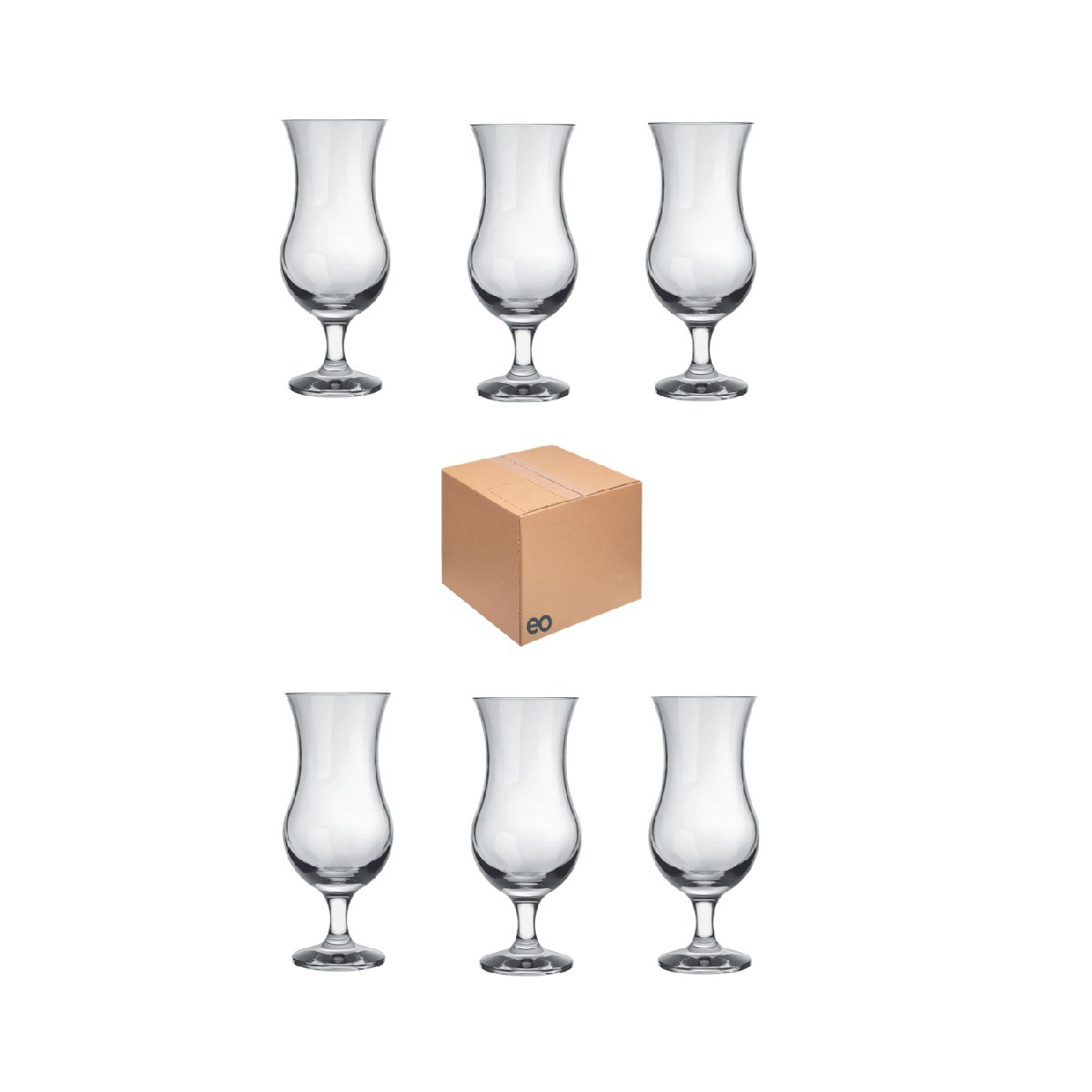 Set De 6 Copas Cocktail Vidrio 355ml image number null