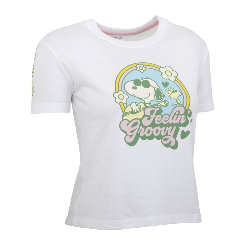 Playera K-Swiss PEANUTS EMMA Para Ni&ntilde;a Color Blanco image number null