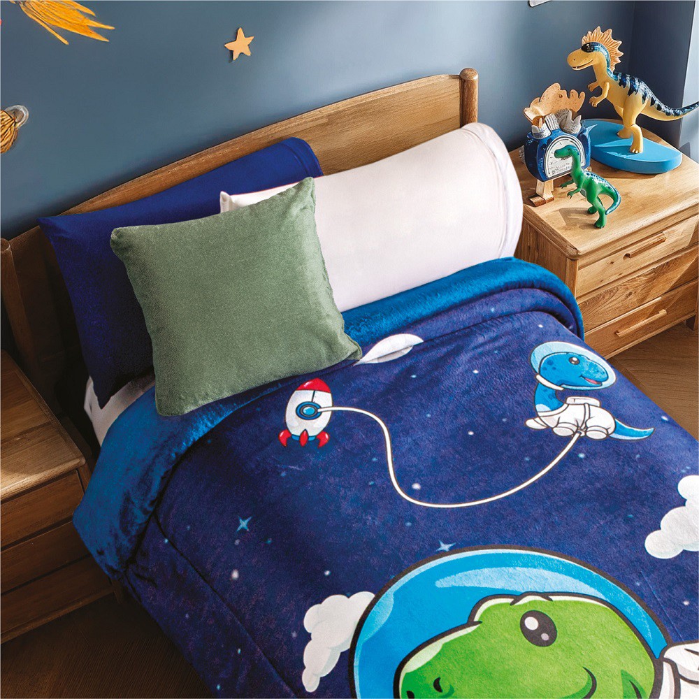 Cobertor Pachi Calientito Dino Astronauta Ind Concord image number null