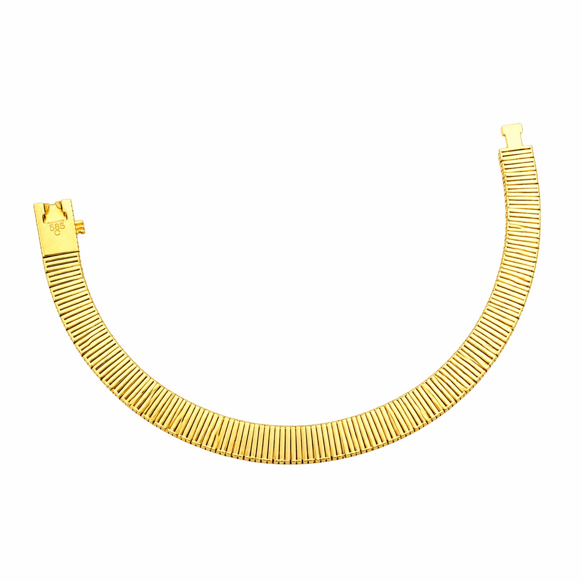 PULSO VARIADO 16.8 CM CALIBRE 6 MM ORO DORADO 14K CAJA CARTIER image number null