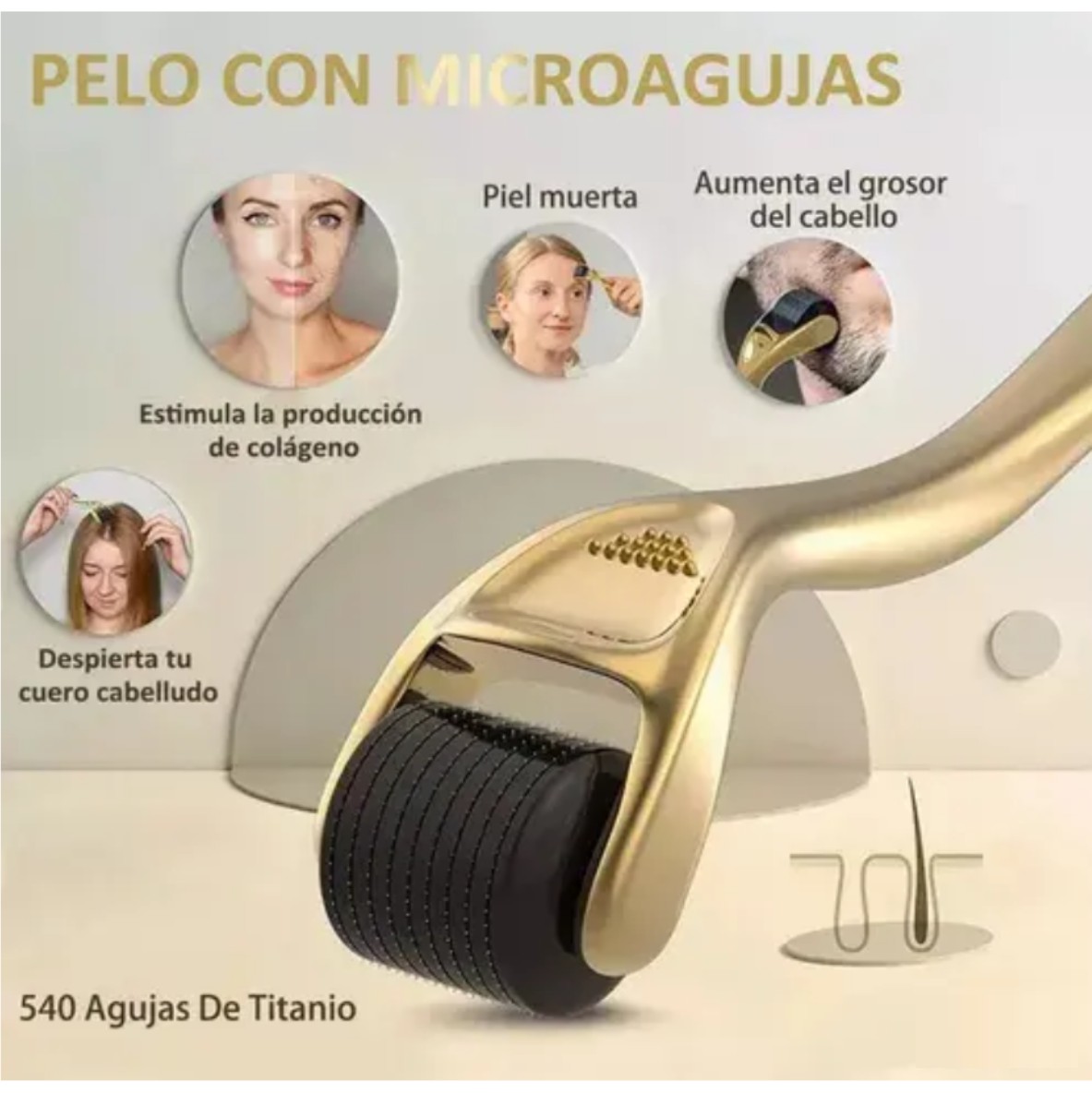 Rodillo Para Barba 0.5 Mm image number null