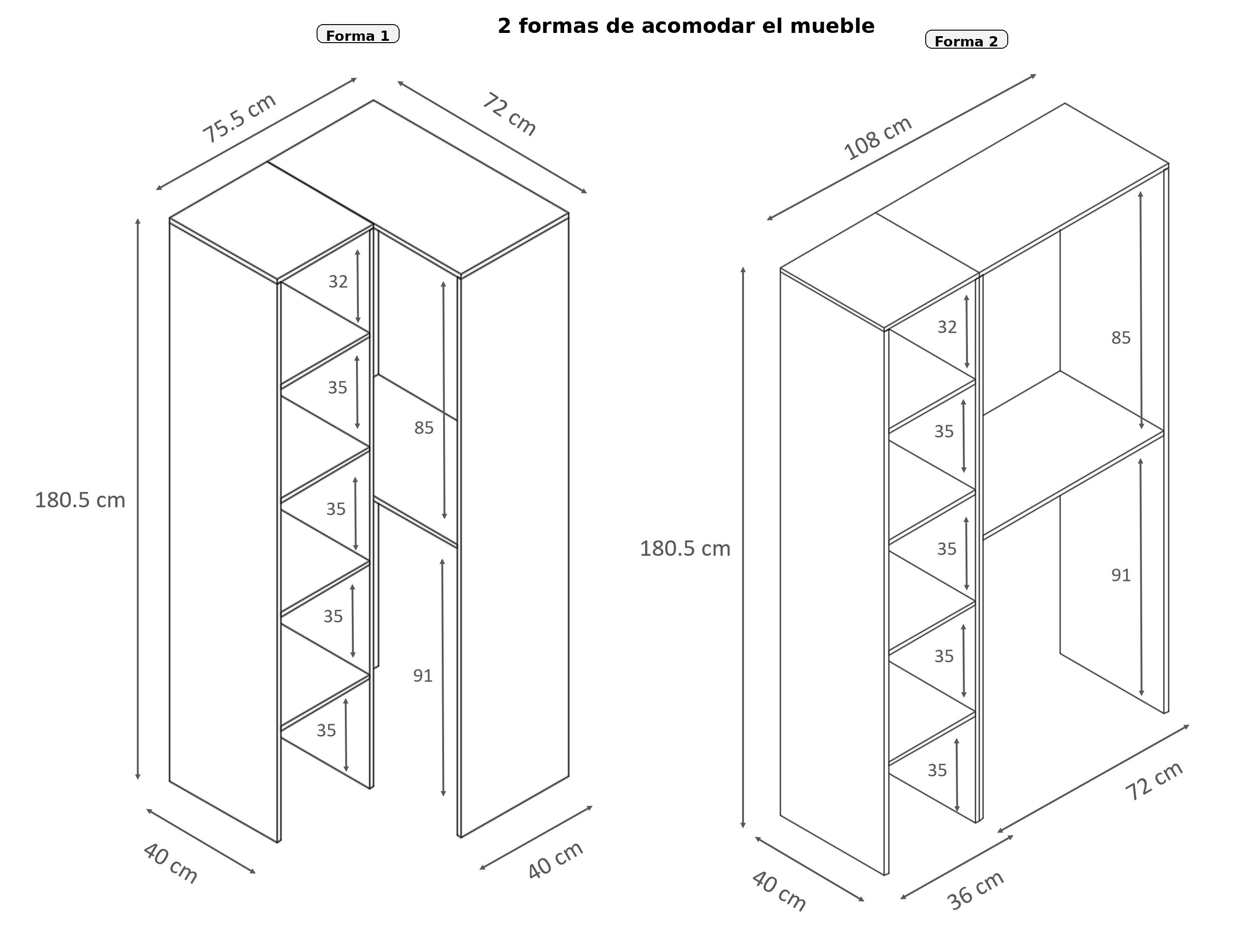 Closet 2 en 1 W image number null
