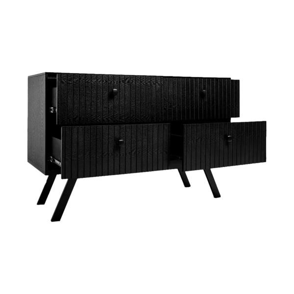 Cajonera Japandi Negro - Kessa image number null