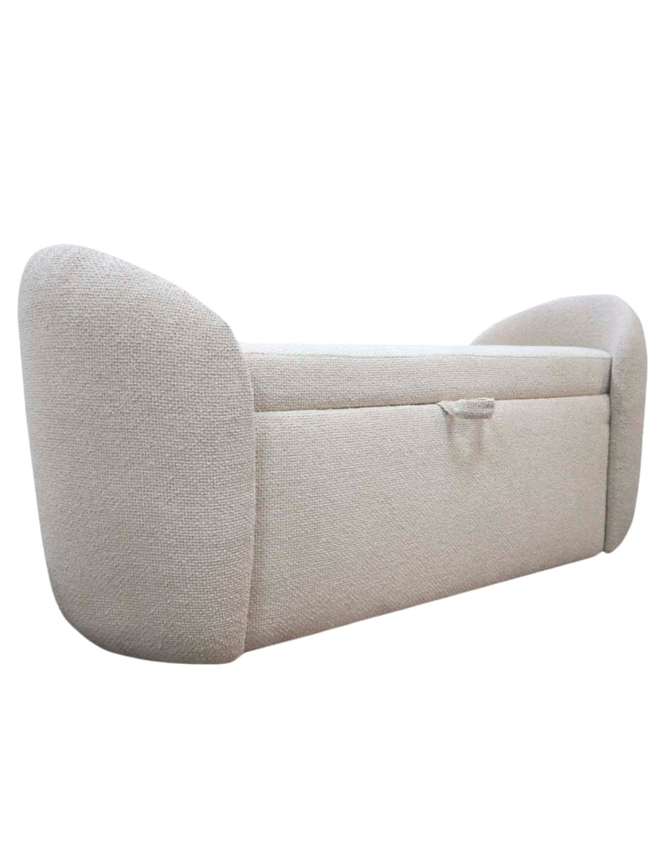 Ba&uacute;l de Almacenamiento Daly Beige, Tapa Abatible image number null