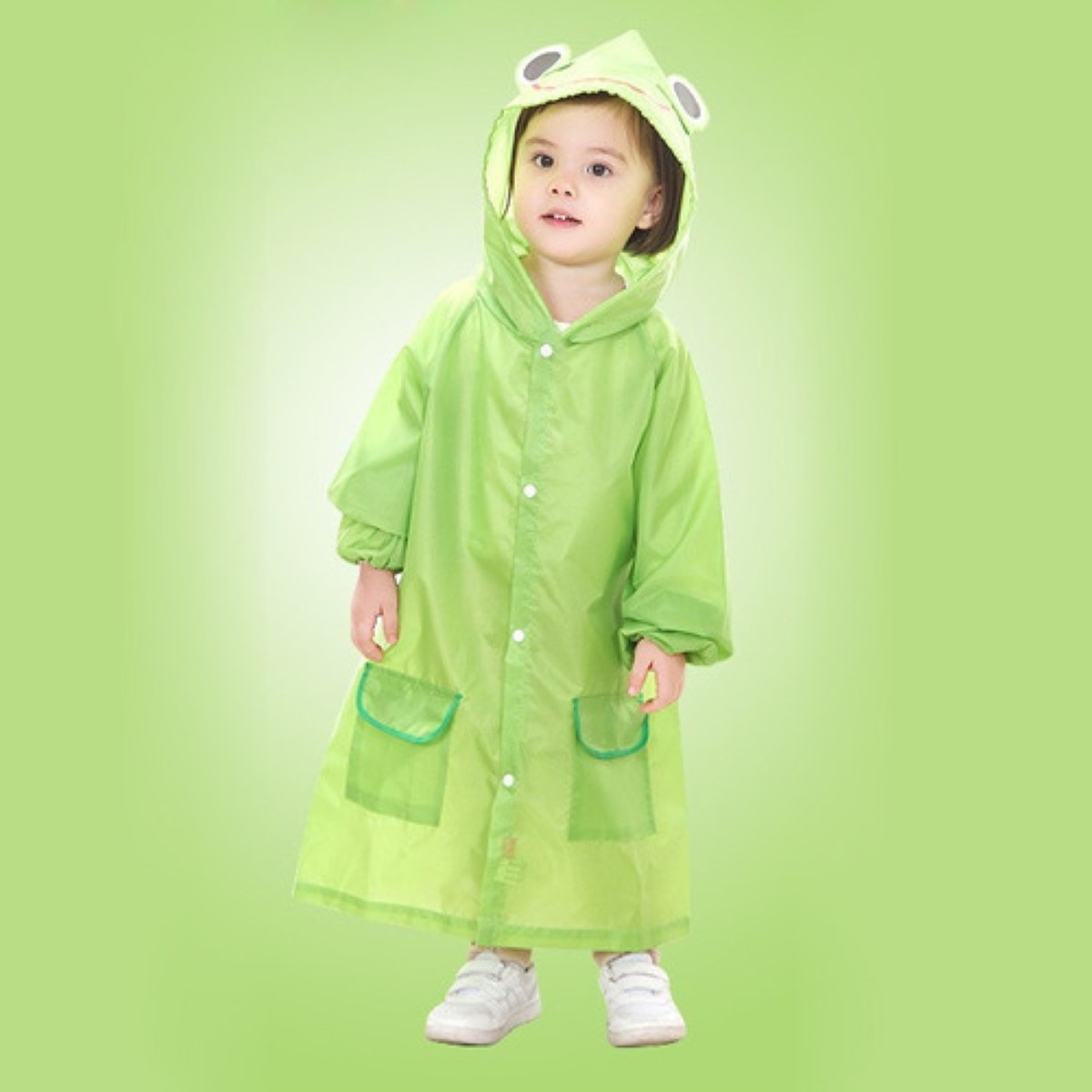 Poncho Impermeable Capa Lluvia Ni&ntilde;o Colegio Kinder Escuela ROJO image number null