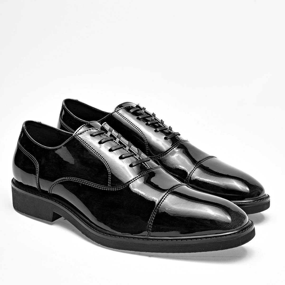 ZAPATO VESTIR Mariscal HOMBRE EN COLOR NEGRO CHAROL 9080 image number null
