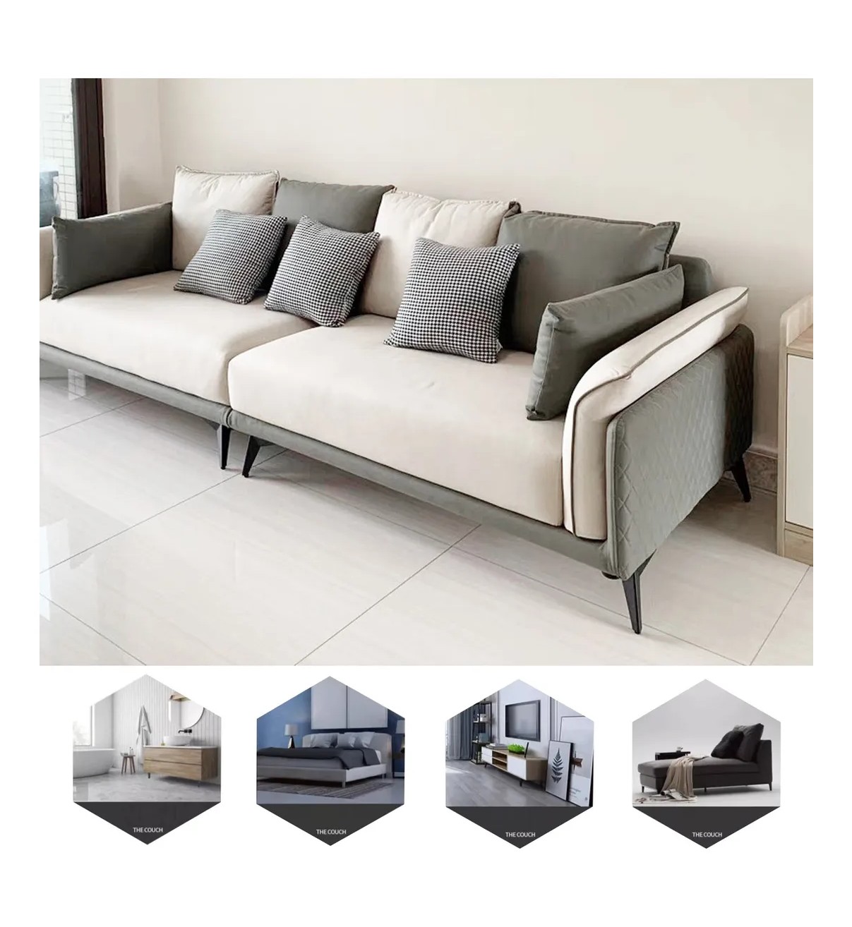 Patas De Muebles Elevadores De Cama Sof&aacute; Apilables 4pz 10cm Malubero image number null
