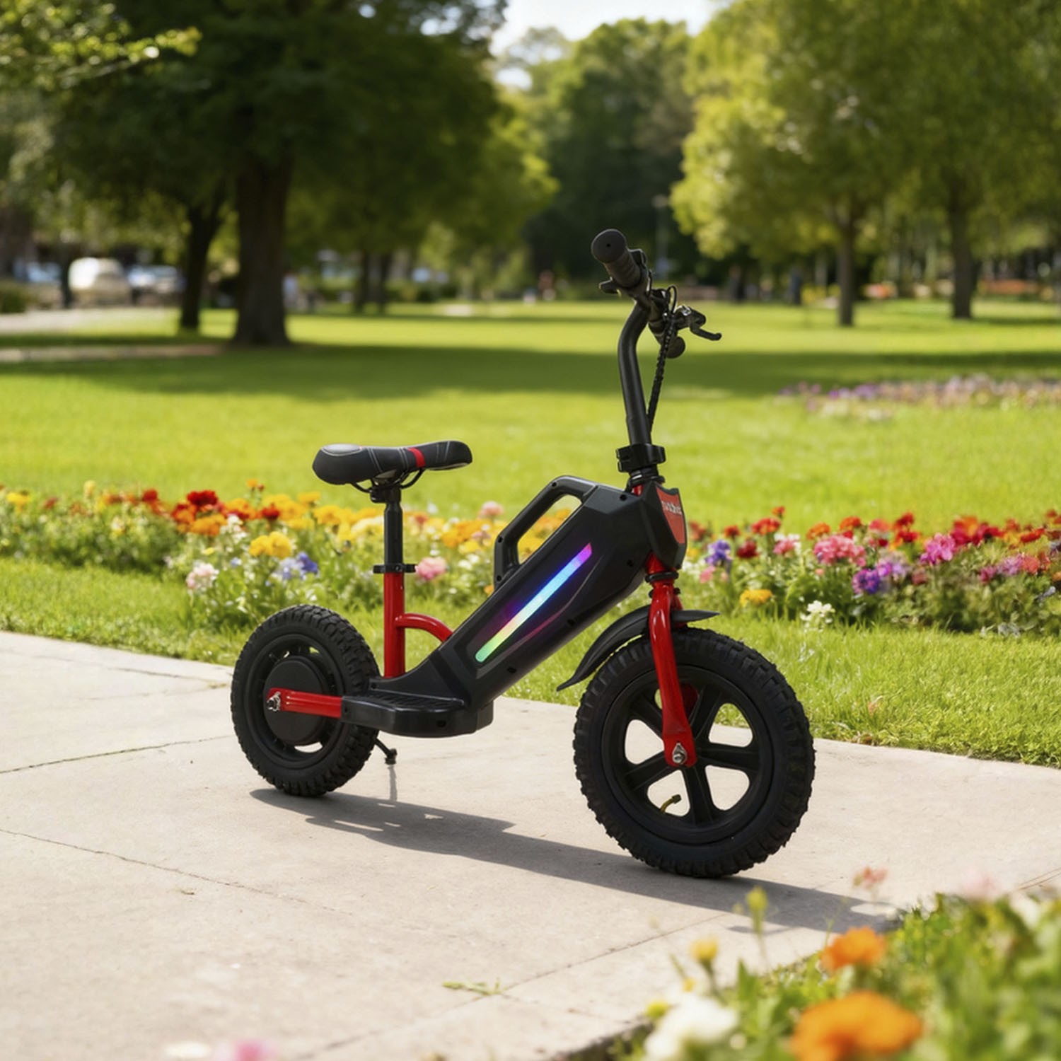Bicicleta Electrica Infantil Moboss K01 Motor 180W 24V Roja image number null