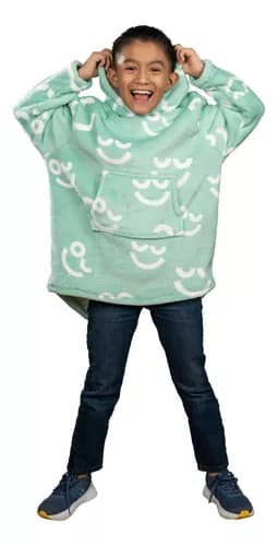 Coomfi - Maxi Hoodie, Sudadera Para Dormir Unitalla Infantil Verde image number null